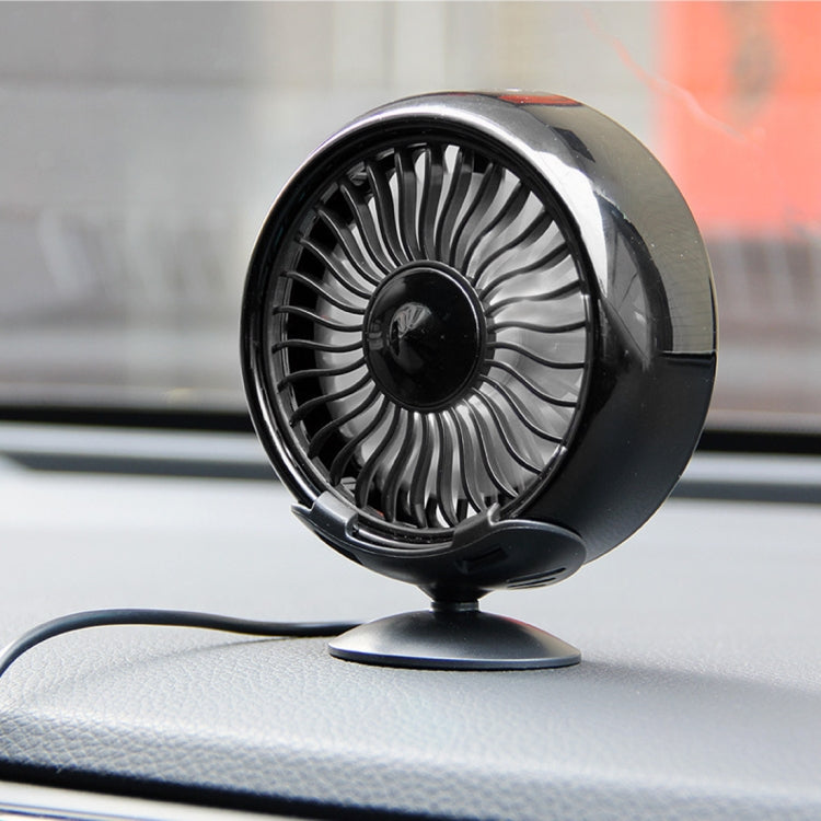 Portable Car Electric Cooling Fan with Base(Black) - Heating & Fans by PMC Jewellery | Online Shopping South Africa | PMC Jewellery | Buy Now Pay Later Mobicred