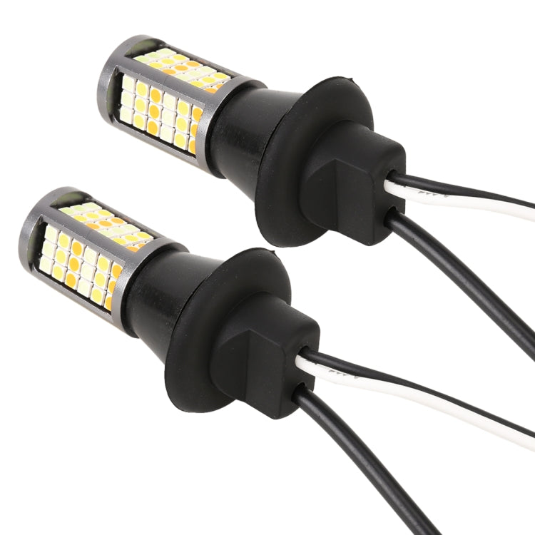 1156/BA15S DC12V 3.7W 81 SMD-3030-LEDs Three Color Car DRL&Turn Light, Length: 2m - Running Lights by PMC Jewellery | Online Shopping South Africa | PMC Jewellery | Buy Now Pay Later Mobicred