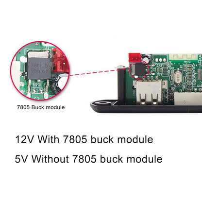 Car 12V Audio Bluetooth MP3 Player Decoder Board FM Radio TF USB 3.5 mm AUX, without Recording - Car MP3 & MP4 & MP5 by PMC Jewellery | Online Shopping South Africa | PMC Jewellery | Buy Now Pay Later Mobicred