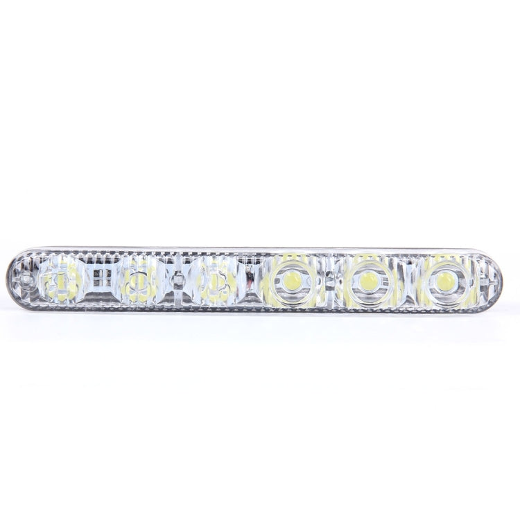 2 PCS LD-006 5730-6SMD 12W 1200LM 7000K White Light  Daytime Running Light.DC 12V - Running Lights by PMC Jewellery | Online Shopping South Africa | PMC Jewellery | Buy Now Pay Later Mobicred