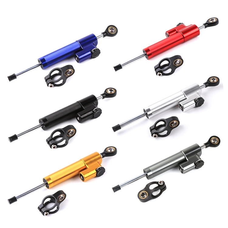 Motorcycle Handlebar Universal Shock Absorber Direction Damper Steering Stabilizer Damper Accessories(Silver) - Replacement Parts by PMC TechLife | Online Shopping South Africa | PMC TechLife | Buy Now Pay Later Mobicred
