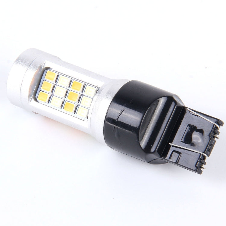 2 PCS T20/7443-42LED 20W 21*2835W+21*2835Y White+Yellow Light Turn Signal Light with Len. DC 12-24V - Arrow Turn Lights by PMC Jewellery | Online Shopping South Africa | PMC Jewellery | Buy Now Pay Later Mobicred