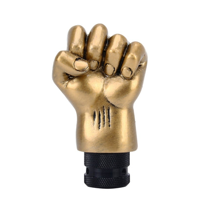 Universal Fist Shape Aluminum Manual or Automatic Gear Shift Knob Compatible with Three Rubber Covers Fit for All Car - Shift Knob by PMC Jewellery | Online Shopping South Africa | PMC Jewellery | Buy Now Pay Later Mobicred