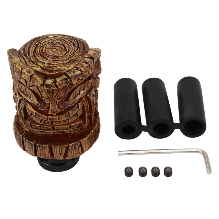 Universal Wood Avatar Shape Car Shift Lever Resin Modified Gear Knobs - Shift Knob by PMC TechLife | Online Shopping South Africa | PMC TechLife | Buy Now Pay Later Mobicred