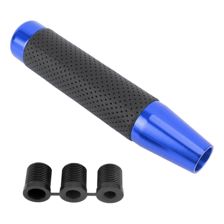 Metal Leather Long Column Car Shift Knob, Size: 18x3.3cm (Blue) - Shift Knob by PMC TechLife | Online Shopping South Africa | PMC TechLife | Buy Now Pay Later Mobicred