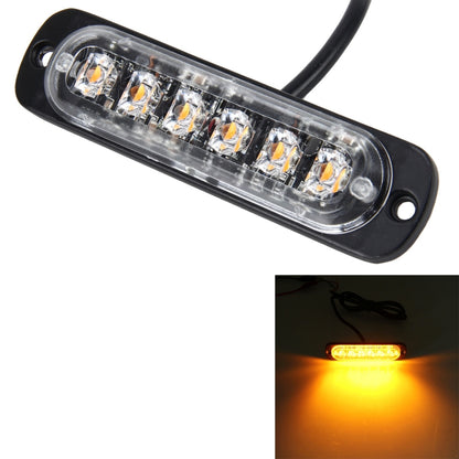 DC 12V-24V 2W 6LEDs SMD-2835 Lamps 17 Flash Patterns 3 Lines Car Flash Lamp Waterproof Car Truck Emergency Strobe Flash Warning Light, Cable Length: 90cm - Warning Lights by PMC Jewellery | Online Shopping South Africa | PMC Jewellery | Buy Now Pay Later Mobicred