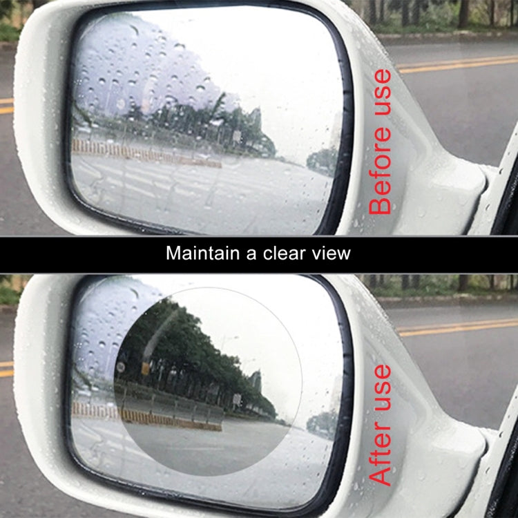 Car Round PET Rearview Mirror Protective Window Clear Anti-fog Waterproof Rain Shield Film, Diameter: 10cm - Auto Film by PMC Jewellery | Online Shopping South Africa | PMC Jewellery