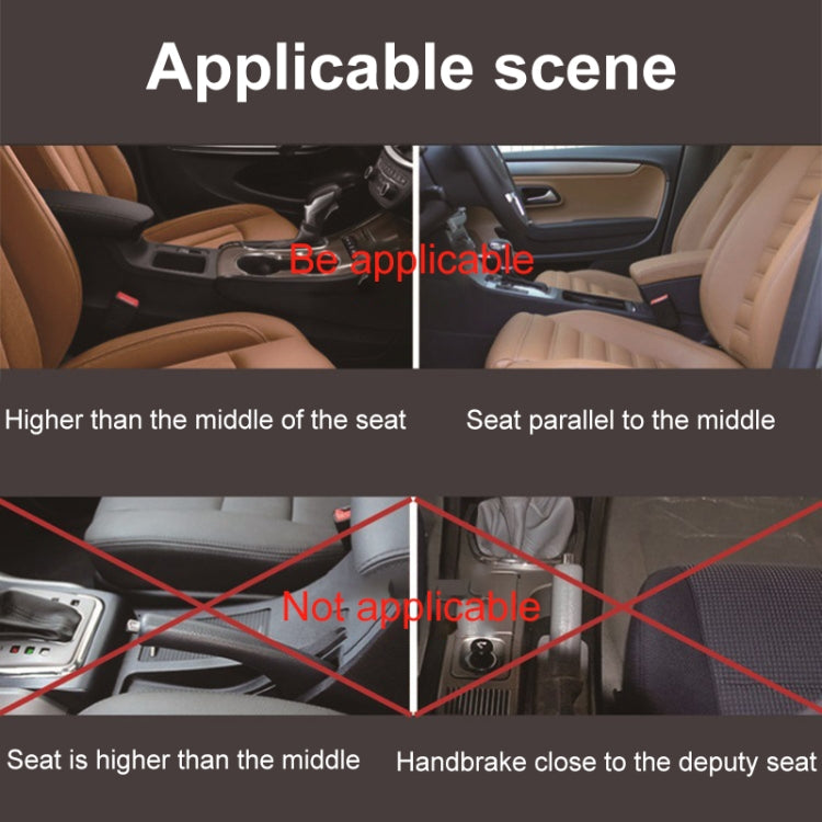 Universal Car Multi-functional Console Side Pocket Seat Gap Side Storage Box with Elbow Support Pad (Brown) - Stowing Tidying by PMC TechLife | Online Shopping South Africa | PMC TechLife | Buy Now Pay Later Mobicred