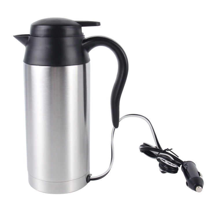 HJ-18A Stainless Steel Electric Mug 750ml DC 12V Car Electric Kettle Heated Mug Car Coffee Cup With Charger Cigarette Lighter Heating Cup Kettle Insulated Water Heater Mug - Heating Cups by PMC Jewellery | Online Shopping South Africa | PMC Jewellery | Buy Now Pay Later Mobicred