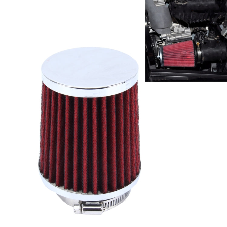 HKS 5cm Universal Mushroom Head Style Air Filter for Car(Red) - Air Intake System by PMC Jewellery | Online Shopping South Africa | PMC Jewellery | Buy Now Pay Later Mobicred