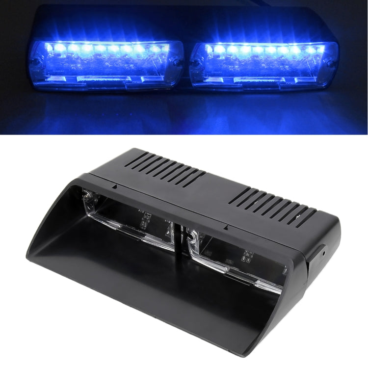 DC 12V 4.2W 16LEDs Crystal Lamp Beads Car Windshield Warning Lamp 18 Flash Patterns(Adjustable) - Warning Lights by PMC TechLife | Online Shopping South Africa | PMC TechLife | Buy Now Pay Later Mobicred