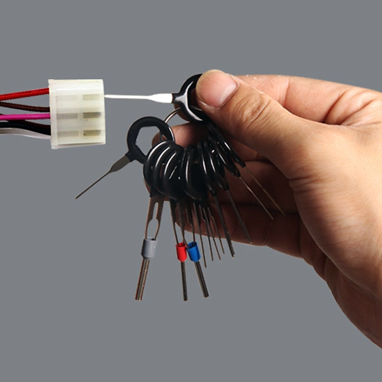 11 PCS Auto Car Plug Circuit Board Wire Harness Terminal Extraction Pick Connector Crimp Pin Back Needle Remove Tool - Booster Cable & Clip by PMC TechLife | Online Shopping South Africa | PMC TechLife | Buy Now Pay Later Mobicred