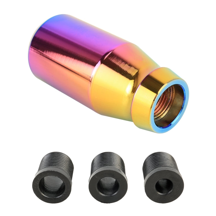 Universal Car Modified Gear Shift Knob Solid Color Smooth Auto Transmission Shift Lever Knob with Three Rubber Covers (Colour) - Shift Knob by PMC TechLife | Online Shopping South Africa | PMC TechLife | Buy Now Pay Later Mobicred