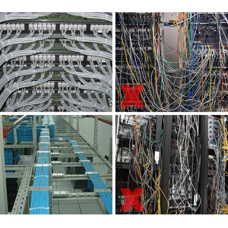 100pcs /Pack 8mm*200mm Nylon Cable Ties(Black) - Booster Cable & Clip by PMC TechLife | Online Shopping South Africa | PMC TechLife