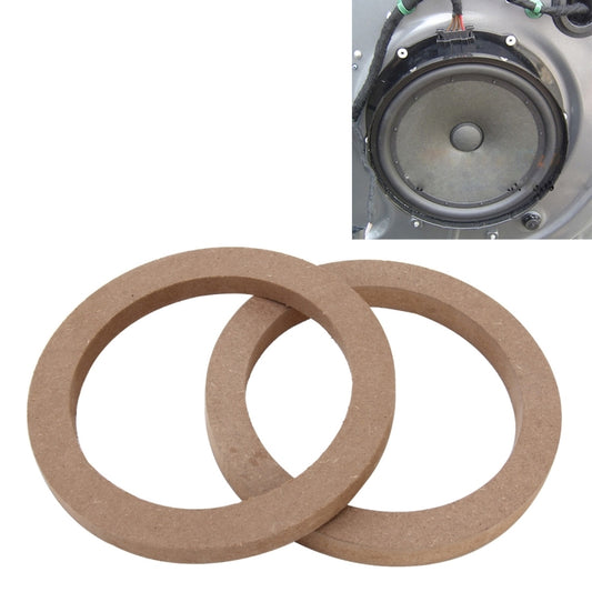 2 PCS Car Auto Universal Wood Loudspeaker Base Protection Cover Holder Mat, Inner Diameter: 14.5cm - Car Amplifiers by PMC Jewellery | Online Shopping South Africa | PMC Jewellery