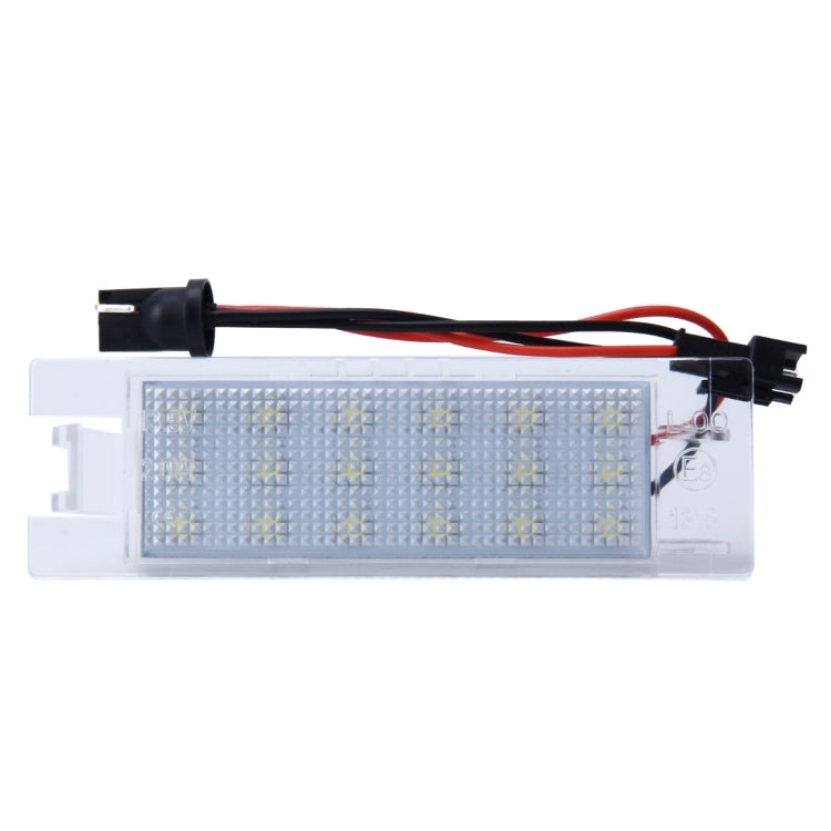 2 PCS License Plate Light with 24 SMD-3528 Lamps for Opel - License Plate Lights by PMC TechLife | Online Shopping South Africa | PMC TechLife | Buy Now Pay Later Mobicred