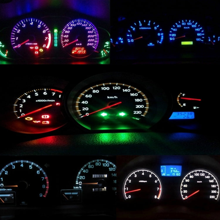 10PCS 2W T4.2 Wedge Instrument Panel LED Light Dashboard Gauge Cluster Indicator Lamp Bulb(Ice Blue Light) - Instrument Lights by PMC TechLife | Online Shopping South Africa | PMC TechLife | Buy Now Pay Later Mobicred