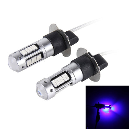 2 PCS H3 10W 30 SMD-4014 LEDs Car Fog Light, DC 12V(Blue Light) - Fog / Driving Lights by PMC Jewellery | Online Shopping South Africa | PMC Jewellery | Buy Now Pay Later Mobicred