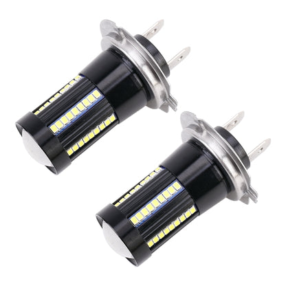 2 PCS H7 DC9-16V / 8.2W / 6000K / 655LM Car Auto Fog Light 66LEDs SMD-2016 Lamps - Fog / Driving Lights by PMC Jewellery | Online Shopping South Africa | PMC Jewellery | Buy Now Pay Later Mobicred