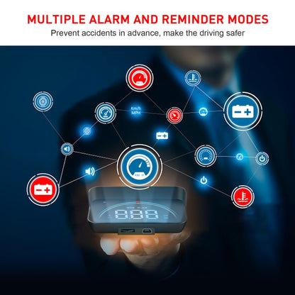M8 3.5 inch Universal Car OBD2 HUD Vehicle-mounted Head Up Display - Head Up Display System by PMC Jewellery | Online Shopping South Africa | PMC Jewellery | Buy Now Pay Later Mobicred