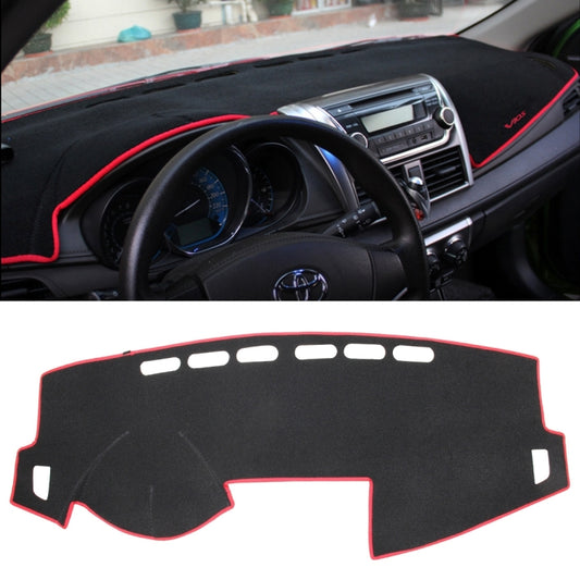 Dark Mat Car Dashboard Cover Car Light Pad Instrument Panel Sunscreen for 2014 Vios (Please note the model and year)(Red) - Sound & Heat Insulation Cotton by PMC Jewellery | Online Shopping South Africa | PMC Jewellery | Buy Now Pay Later Mobicred