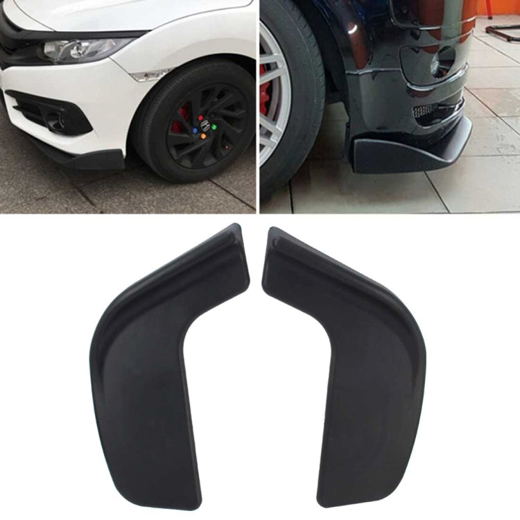2 PCS Universal Fit Car Front Bumper Spoiler Lip Splitter Diffuser SUV ABS Front Shovel, Length: 57cm - Bumper by PMC TechLife | Online Shopping South Africa | PMC TechLife | Buy Now Pay Later Mobicred