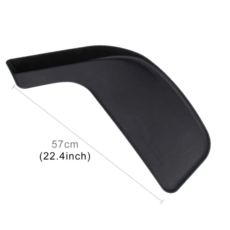 2 PCS Universal Fit Car Front Bumper Spoiler Lip Splitter Diffuser SUV ABS Front Shovel, Length: 57cm - Bumper by PMC TechLife | Online Shopping South Africa | PMC TechLife | Buy Now Pay Later Mobicred