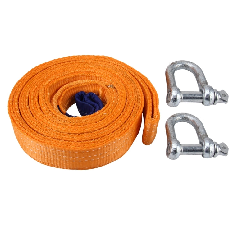 ZONGYUAN ZY-0223 Car 5m×5cm 8 Ton Towing 2 Ton Lifting Rope Straps with Two Hooks High Strength Cable Cord Heavy Duty Recovery Securing Accessories for Cars Trucks - Towing Bars by PMC Jewellery | Online Shopping South Africa | PMC Jewellery | Buy Now Pay Later Mobicred