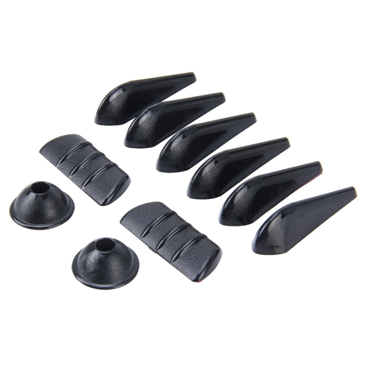 10 PCS Car Exterior Rubber Noise-cancelling Airflow-adjusting Kit - Decorative Sticker by PMC TechLife | Online Shopping South Africa | PMC TechLife