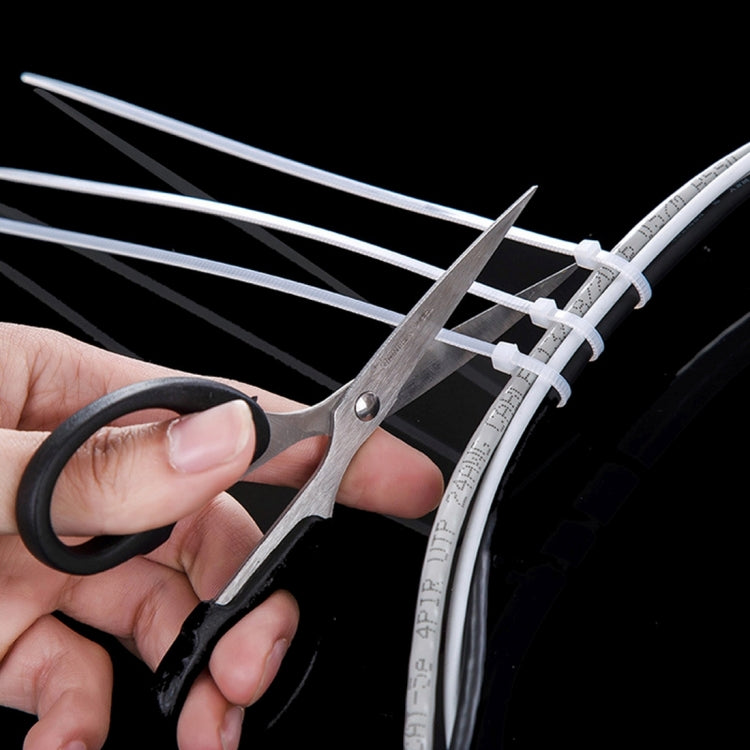 250pcs /Pack 5mm*300mm Nylon Cable Ties(Black) - Booster Cable & Clip by PMC TechLife | Online Shopping South Africa | PMC TechLife