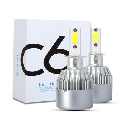 2 PCS  H3 18W 1800 LM 8000K IP68 Canbus Constant Current Car LED Headlight with 2 COB Lamps, DC 9-36V(Ice Blue Light) - LED Headlamps by PMC Jewellery | Online Shopping South Africa | PMC Jewellery | Buy Now Pay Later Mobicred