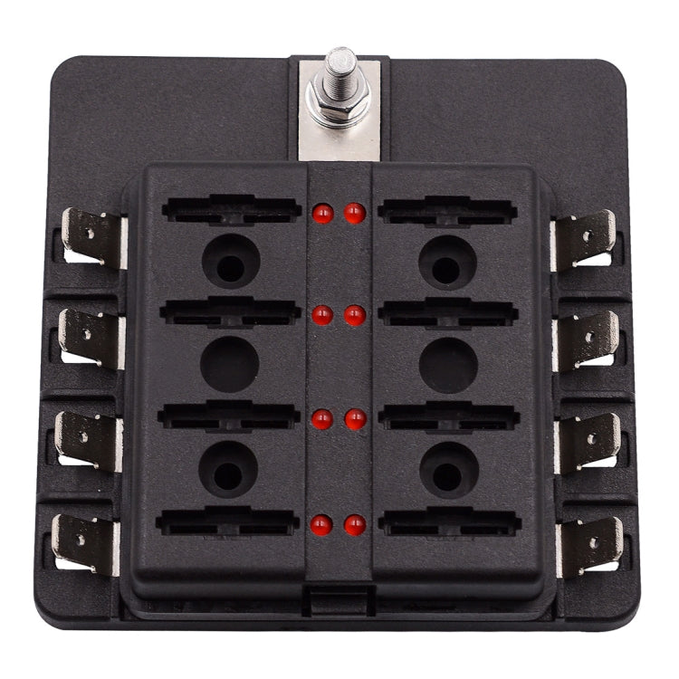 1 in 8 Out Fuse Box PC Terminal Block Fuse Holder Kits with LED Warning Indicator for Auto Car Truck Boat - Fuse by PMC Jewellery | Online Shopping South Africa | PMC Jewellery