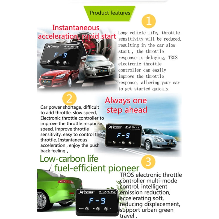TROS KS-5Drive Potent Booster for Proton Persona Electronic Throttle Controller - Car Modification by TROS | Online Shopping South Africa | PMC TechLife | Buy Now Pay Later Mobicred