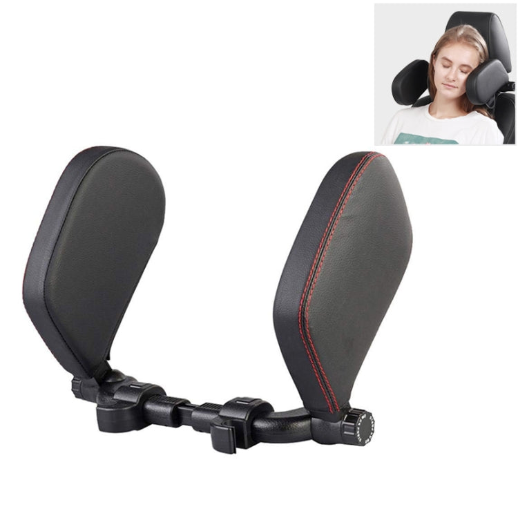 Car Seat Headrest Car Neck Pillow Sleep Side Headrest for Children and Adults (Black Red) - Seat Accessories by PMC Jewellery | Online Shopping South Africa | PMC Jewellery | Buy Now Pay Later Mobicred