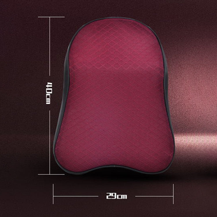 Four Seasons Breathable Memory Foam Car Neck Pillow Polyester Headrest (Black) - Seat Accessories by PMC TechLife | Online Shopping South Africa | PMC TechLife | Buy Now Pay Later Mobicred