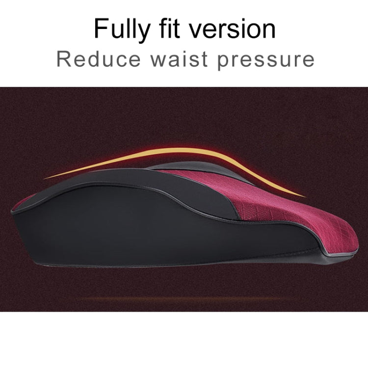 Four Seasons Breathable Memory Foam Car Lumbar Pillow Polyester Pillow (Orange) - Seat Accessories by PMC TechLife | Online Shopping South Africa | PMC TechLife | Buy Now Pay Later Mobicred