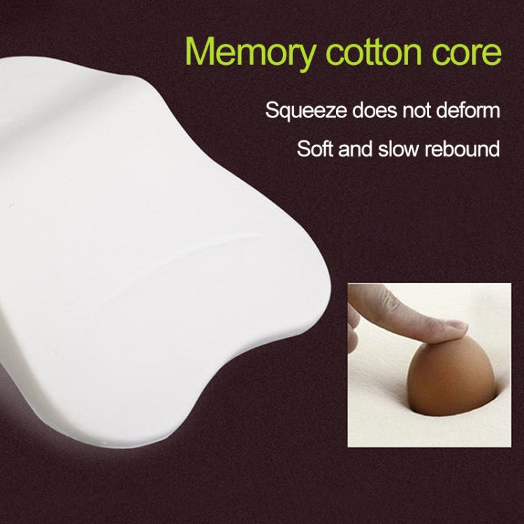 Four Seasons Breathable Memory Foam Car Lumbar Pillow Polyester Pillow (Orange) - Seat Accessories by PMC TechLife | Online Shopping South Africa | PMC TechLife | Buy Now Pay Later Mobicred
