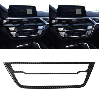 Car Carbon Fiber CD Panel Decorative Sticker for BMW 5 Series G38 528Li / 530Li / 540Li 2018 - Car Interior Mouldings by PMC Jewellery | Online Shopping South Africa | PMC Jewellery | Buy Now Pay Later Mobicred