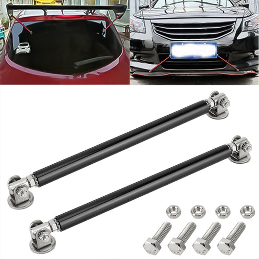 2 PCS Car Modification Adhesive Surrounded Rod Lever Front and Rear Bars Fixed Front Lip Back Shovel, Length: 15cm(Black) - Trunk & Bumper Accessories by PMC Jewellery | Online Shopping South Africa | PMC Jewellery | Buy Now Pay Later Mobicred