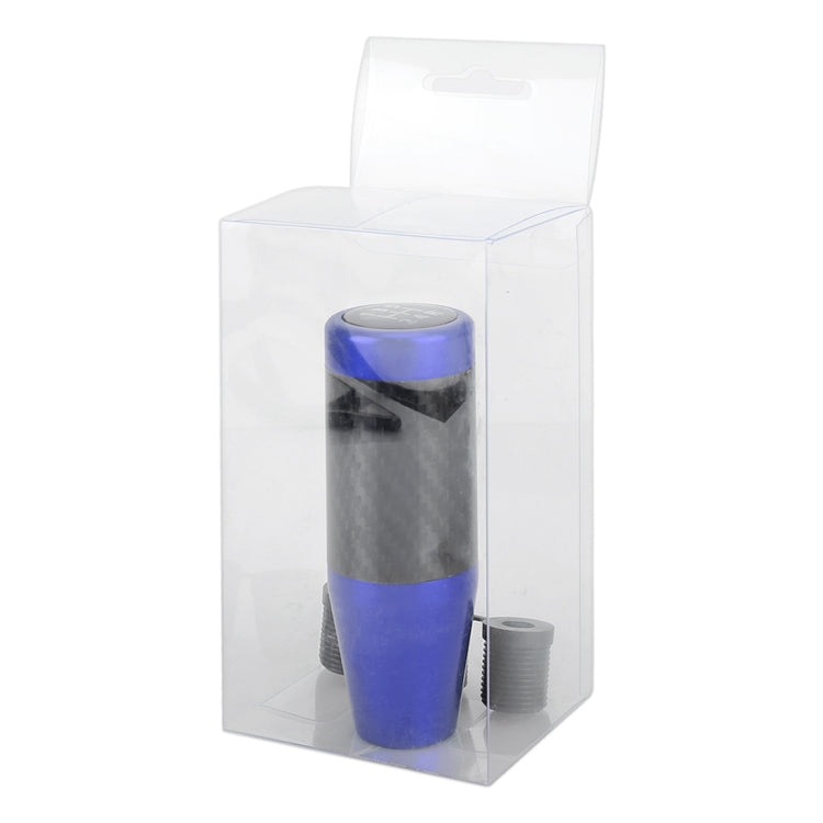 Universal Car Carbon Fiber Pattern Gear Head Gear Shift Knob (Blue) - Shift Knob by PMC TechLife | Online Shopping South Africa | PMC TechLife | Buy Now Pay Later Mobicred