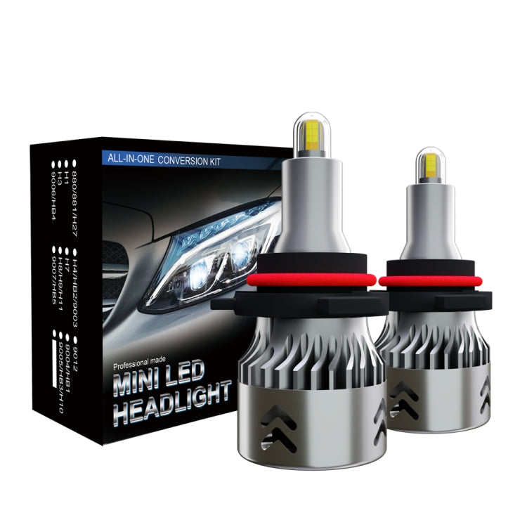 2 PCS 1904 9005 / HB3 / H10 DC9-36V / 24W / 6000K / 2400LM IP68 Car LED Headlight Lamps (Cool White) - LED Headlamps by PMC Jewellery | Online Shopping South Africa | PMC Jewellery | Buy Now Pay Later Mobicred