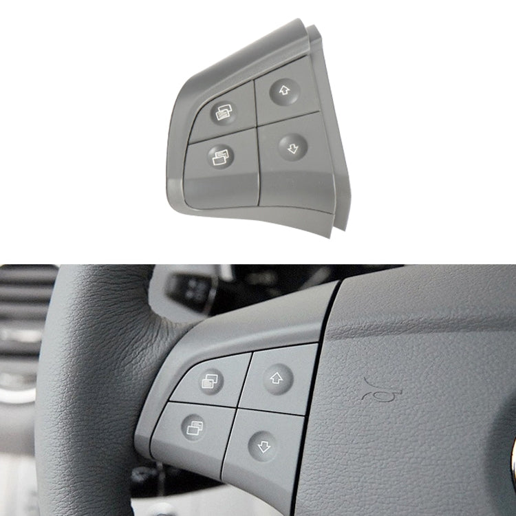 Car Left Side 4-button Steering Wheel Switch Buttons Panel 1648200010 for Mercedes-Benz W164, Left Driving (Grey) - Car Switches by PMC Jewellery | Online Shopping South Africa | PMC Jewellery | Buy Now Pay Later Mobicred