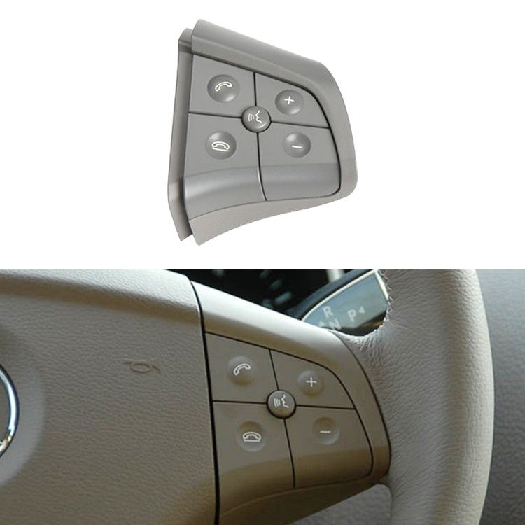 Car Right Side 5-button Steering Wheel Switch Buttons Panel 1648200110 for Mercedes-Benz W164, Left Driving (Grey) - Car Switches by PMC Jewellery | Online Shopping South Africa | PMC Jewellery | Buy Now Pay Later Mobicred