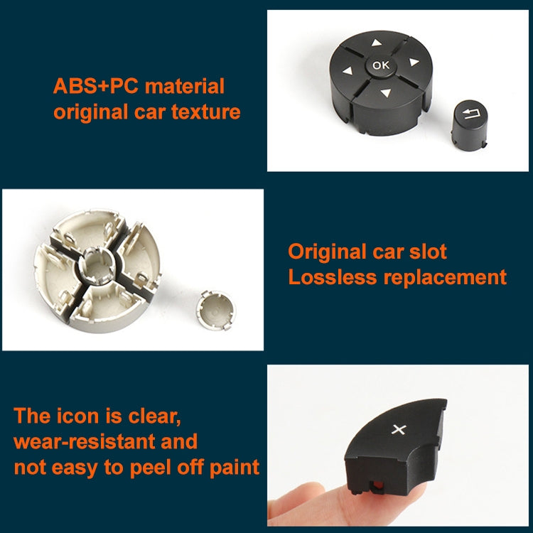 Car Left Side Steering Wheel Switch Buttons Panel for Mercedes-Benz W204 2007-2014, Left Driving(Brown) - Car Switches by PMC TechLife | Online Shopping South Africa | PMC TechLife