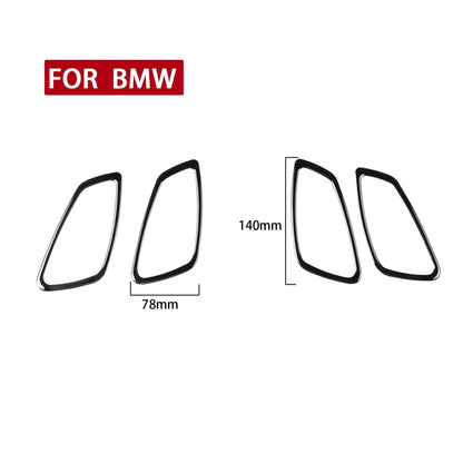 For BMW 3 Series E90 2005-2012 4pcs Car Door Handle Decorative Sticker, Left and Right Drive Universal - Car Interior Mouldings by PMC Jewellery | Online Shopping South Africa | PMC Jewellery | Buy Now Pay Later Mobicred