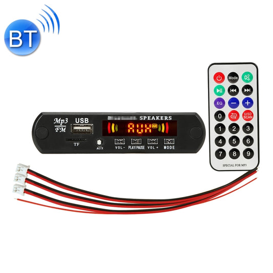 Car 12V 2x3W Audio MP3 Player Decoder Board FM Radio TF USB 3.5mm AUX, with Bluetooth / Recording Call Function / Power Amplifier / Remote Control - Car MP3 & MP4 & MP5 by PMC Jewellery | Online Shopping South Africa | PMC Jewellery | Buy Now Pay Later Mobicred