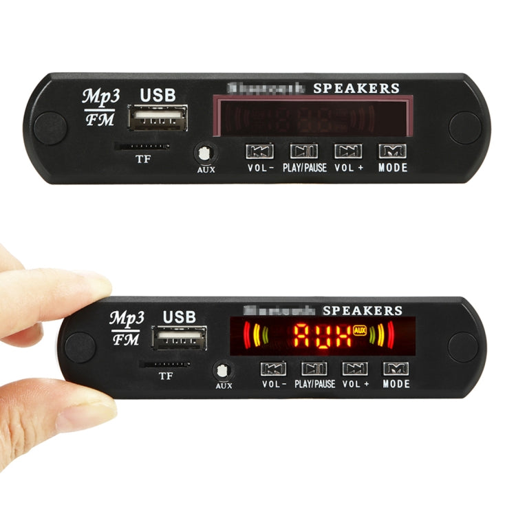 Car 12V 2x3W Audio MP3 Player Decoder Board FM Radio TF USB 3.5mm AUX, with Bluetooth / Recording Call Function / Power Amplifier / Remote Control - free shipping - PMC TechLife - Order now!