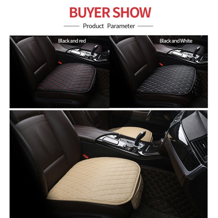 Car Seat Cushion Universal Simple Seat Cover Anti-slip Mat Auto Accessories (Coffee) - Seat Accessories by PMC Jewellery | Online Shopping South Africa | PMC Jewellery | Buy Now Pay Later Mobicred