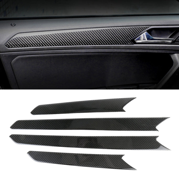 Car Carbon Fiber Door Panel Decorative Sticker for Volkswagen Tiguan L - Car Interior Mouldings by PMC Jewellery | Online Shopping South Africa | PMC Jewellery | Buy Now Pay Later Mobicred