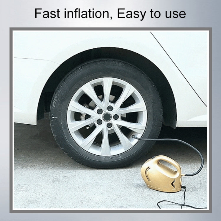 DC 12V 100W Four In One Portable  Car Tire Pump Inflatable Pump(Orange) - Inflatable Pump by PMC TechLife | Online Shopping South Africa | PMC TechLife